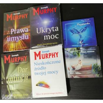 JOSEPH MURPHY 4 KSIĄŻKI + 2 CD GRATIS